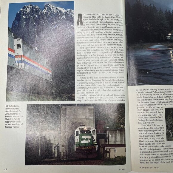 Trains Magazine of Railroading u November 1994 Vol 54 No 11 How Train Crews Are - Picture 7 of 9